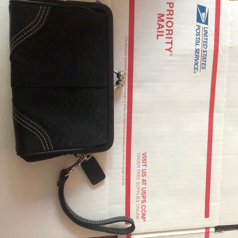 Black coach bag